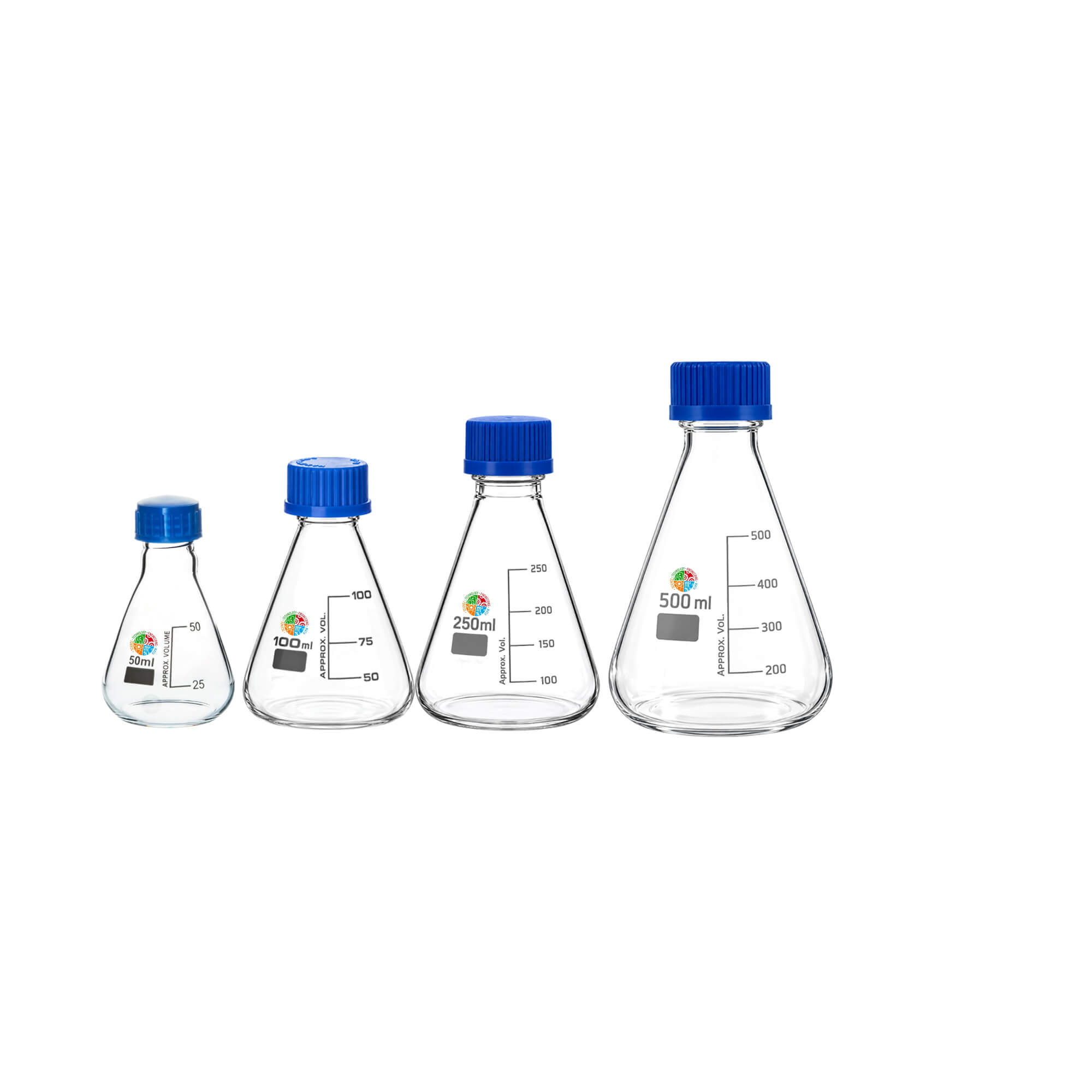 Conical Flask with Screw Cap